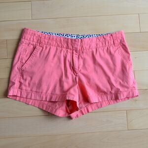 J Crew Chino Khaki Shorts Pink Size 10